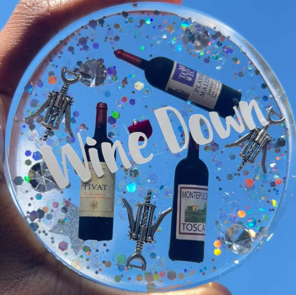 Wine Down Coaster